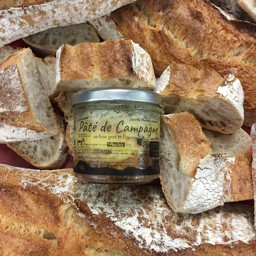paté de campagne au foie gras et figues - Picores'Y - Aubière