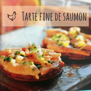Tarte fine au saumon - Picores'Y -Aubière