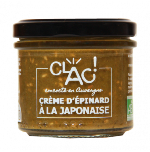 Crème d'épinard à la japonaise bio - Picores'y - Aubière